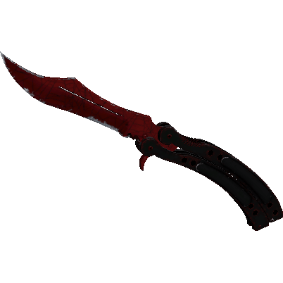 ★ Butterfly Knife | Crimson Web (Field-Tested)