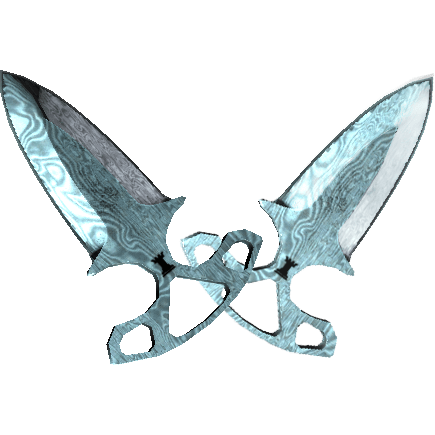 ★ Shadow Daggers | Damascus Steel (Field-Tested)