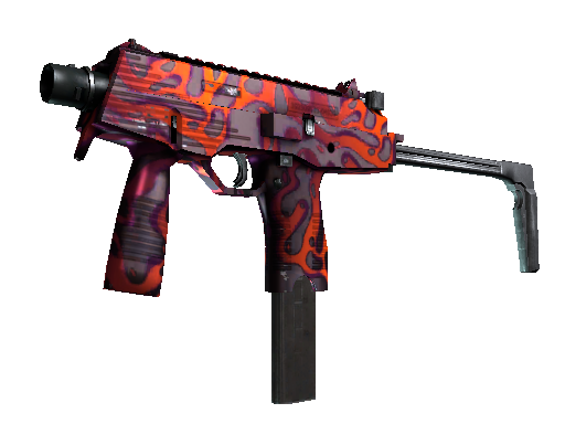 MP9 | Ruby Poison Dart (Minimal Wear)