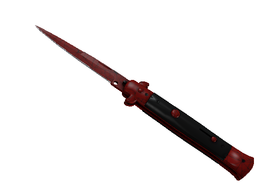 ★ Stiletto Knife | Crimson Web (Minimal Wear)