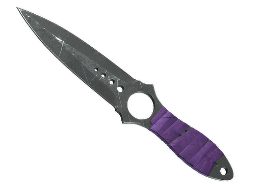 ★ Skeleton Knife | Ultraviolet (Battle-Scarred)