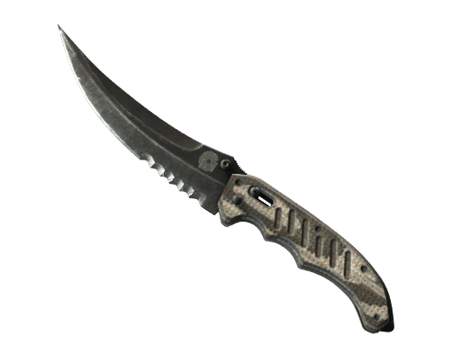 ★ Flip Knife | Black Laminate (Well-Worn)