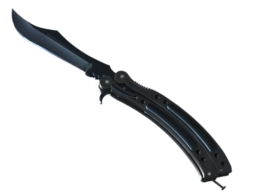 ★ StatTrak™ Butterfly Knife | Blue Steel (Factory New)
