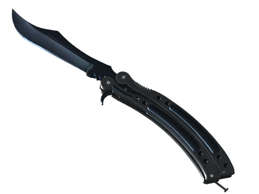 ★ StatTrak™ Butterfly Knife | Blue Steel (Field-Tested)