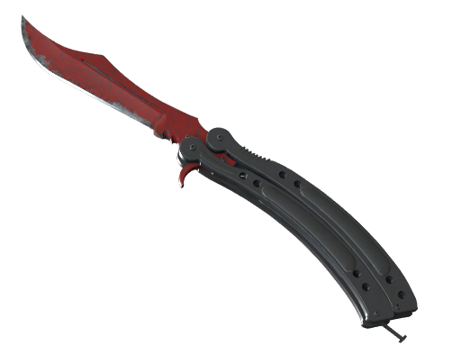 ★ StatTrak™ Butterfly Knife | Crimson Web (Field-Tested)