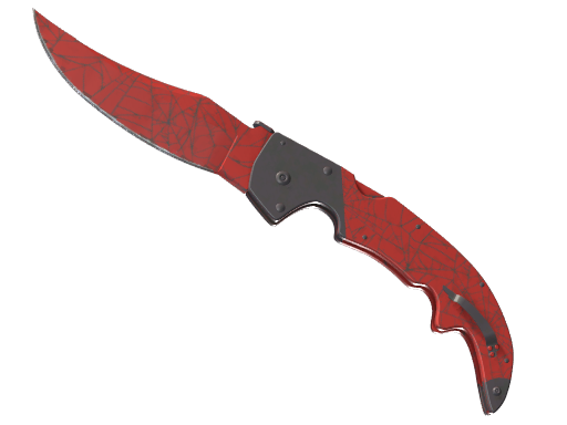 ★ StatTrak™ Falchion Knife | Crimson Web (Minimal Wear)