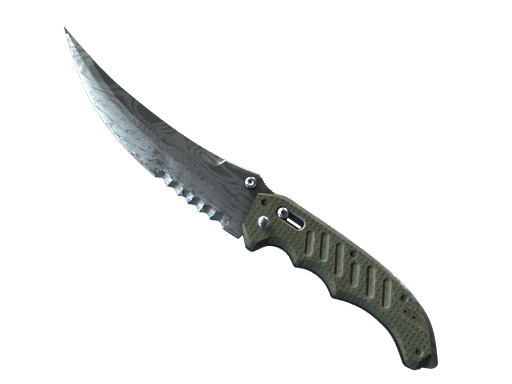 ★ StatTrak™ Flip Knife | Damascus Steel (Minimal Wear)