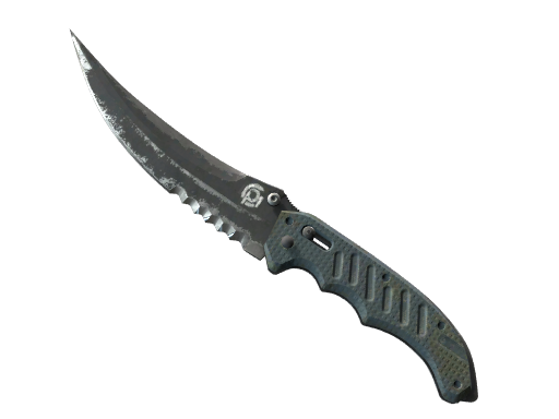 ★ StatTrak™ Flip Knife | Night (Battle-Scarred)