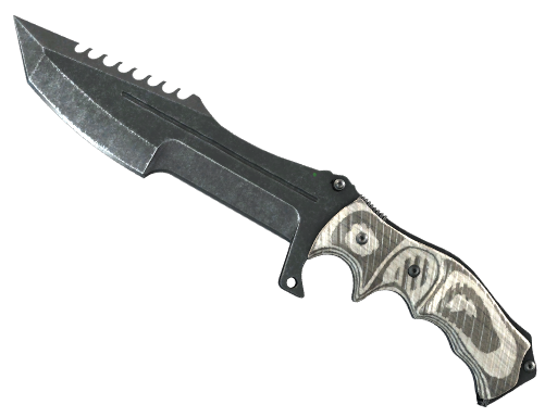 ★ StatTrak™ Huntsman Knife | Black Laminate (Minimal Wear)