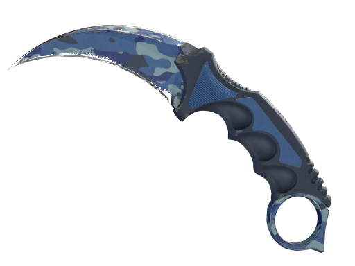 ★ StatTrak™ Karambit | Bright Water (Well-Worn)