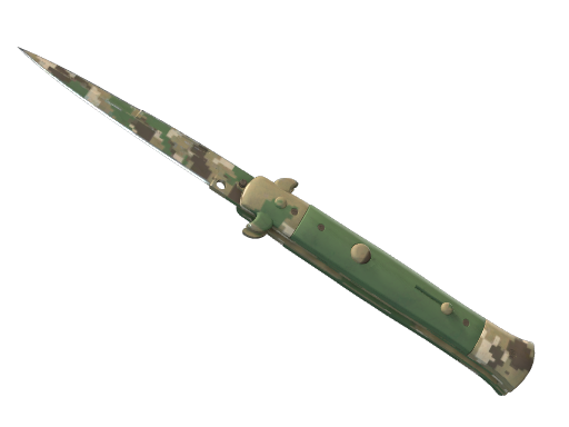 ★ StatTrak™ Stiletto Knife | Forest DDPAT (Field-Tested)