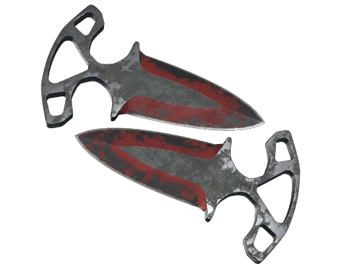 ★ StatTrak™ Shadow Daggers | Crimson Web (Battle-Scarred)