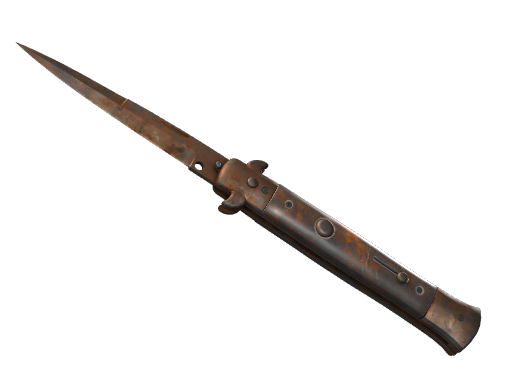 ★ Stiletto Knife | Rust Coat (Battle-Scarred)