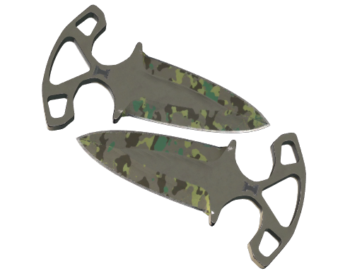 ★ Shadow Daggers | Boreal Forest (Well-Worn)