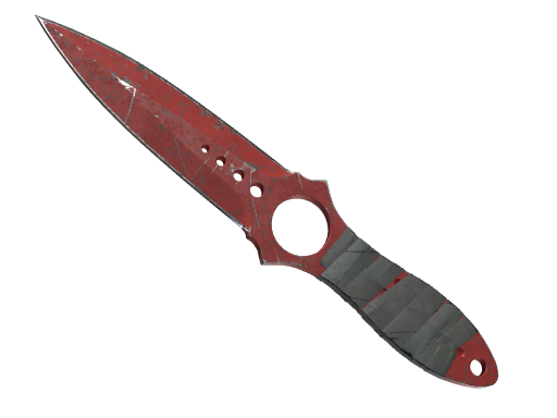 ★ Skeleton Knife | Crimson Web (Battle-Scarred)