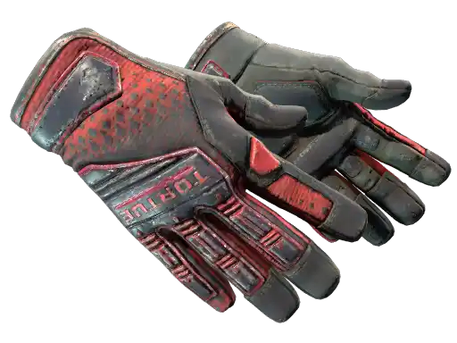 ★ Specialist Gloves | Crimson Kimono (Battle-Scarred)