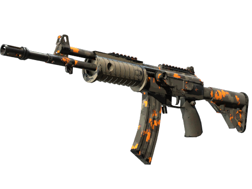 Galil AR | Orange DDPAT (Well-Worn)