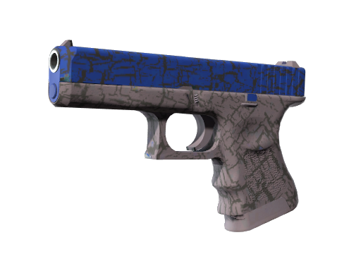 Glock-18 | Blue Fissure (Minimal Wear)