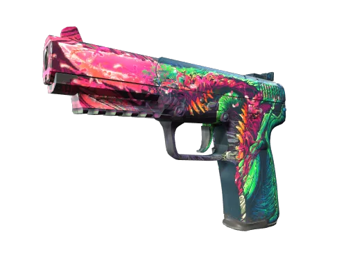Five-SeveN | Hyper Beast (Well-Worn)