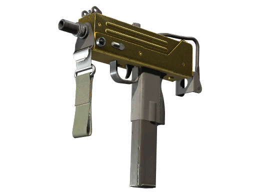 MAC-10 | Gold Brick (Well-Worn)