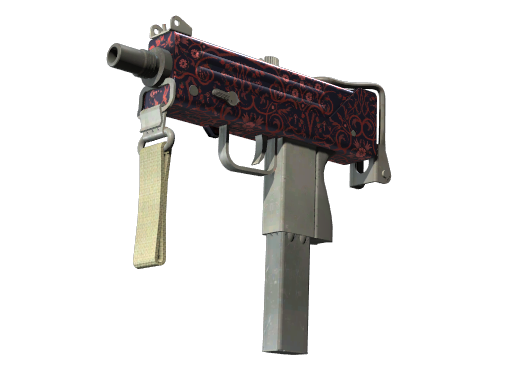 MAC-10 | Red Filigree (Factory New)