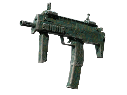 MP7 | Teal Blossom (Well-Worn)