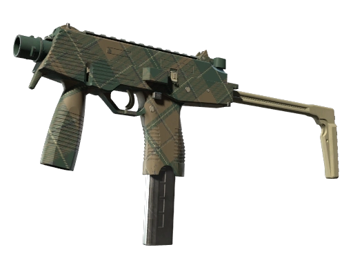 MP9 | Green Plaid (Minimal Wear)