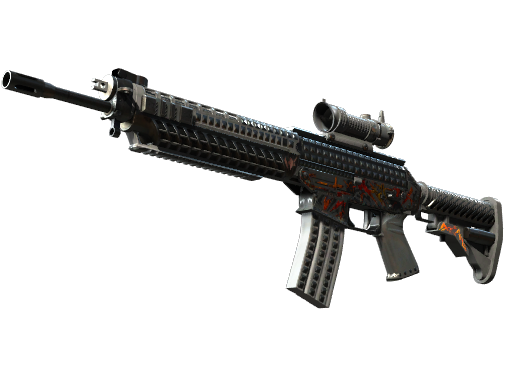 SG 553 | Heavy Metal (Field-Tested)