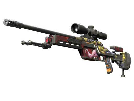 SSG 08 | Bloodshot (Battle-Scarred)