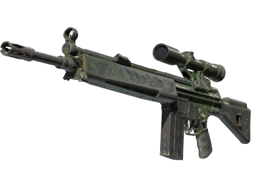 Souvenir G3SG1 | Jungle Dashed (Battle-Scarred)