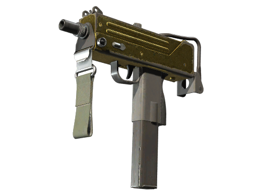 Souvenir MAC-10 | Gold Brick (Battle-Scarred)