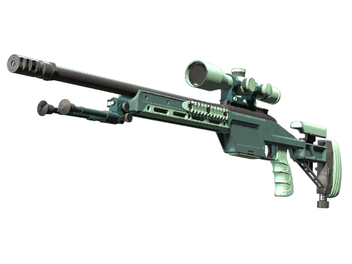 Souvenir SSG 08 | Blue Spruce (Well-Worn)