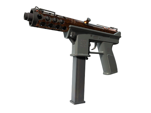 Souvenir Tec-9 | Red Quartz (Well-Worn)