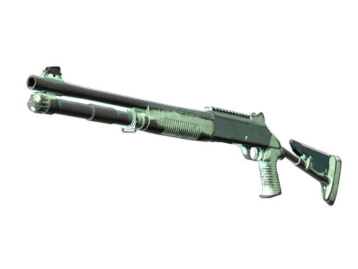 Souvenir XM1014 | Blue Spruce (Battle-Scarred)