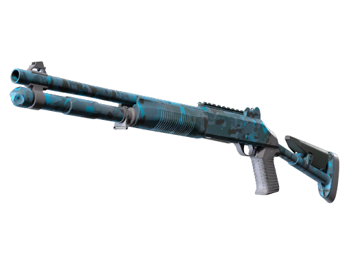 Souvenir XM1014 | VariCamo Blue (Factory New)