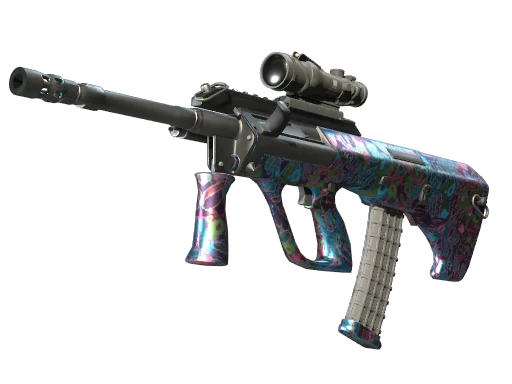StatTrak™ AUG | Death by Puppy (Minimal Wear)