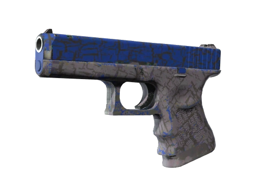 StatTrak™ Glock-18 | Blue Fissure (Field-Tested)