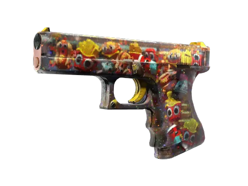 StatTrak™ Glock-18 | Snack Attack (Battle-Scarred)