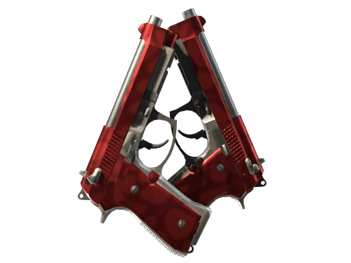 StatTrak™ Dual Berettas | Hemoglobin (Minimal Wear)