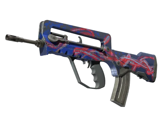 StatTrak™ FAMAS | Afterimage (Minimal Wear)