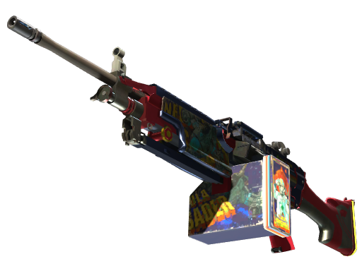 StatTrak™ M249 | Nebula Crusader (Minimal Wear)