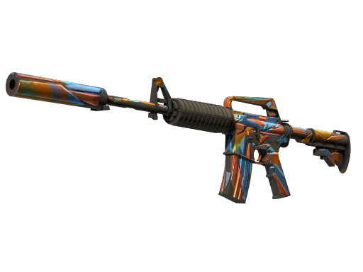 StatTrak™ M4A1-S | Leaded Glass (Well-Worn)