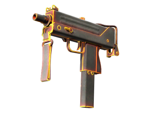 StatTrak™ MAC-10 | Heat (Well-Worn)