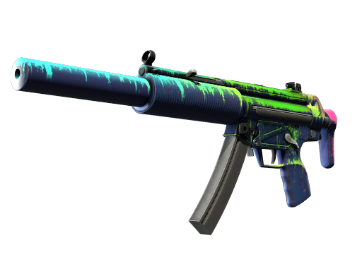 StatTrak™ MP5-SD | Phosphor (Minimal Wear)