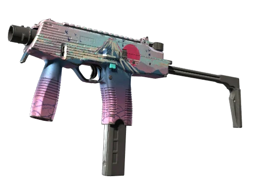 StatTrak™ MP9 | Mount Fuji (Well-Worn)