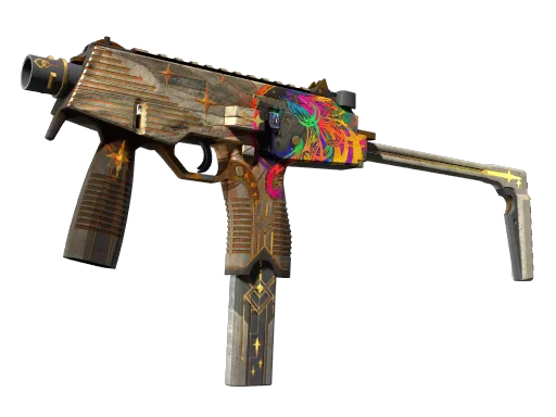StatTrak™ MP9 | Starlight Protector (Battle-Scarred)