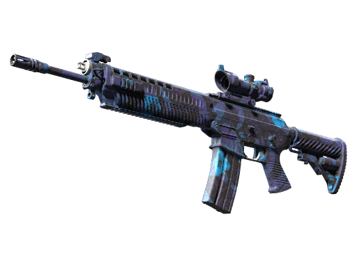 StatTrak™ SG 553 | Aloha (Factory New)
